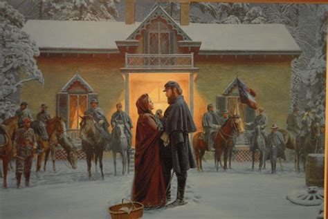 Civil War Art Print by Mort Kunstler "Until We Meet Again " - Matted ...