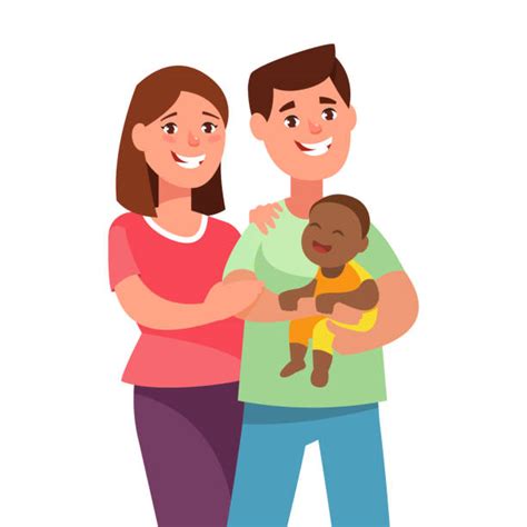 Adoptive Family Clipart Image