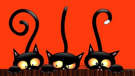 Halloween Black Cats Wallpapers - Wallpaper Cave