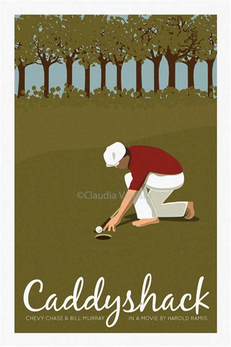 Movie Poster Caddyshack Retro Print in Various Sizes - Etsy