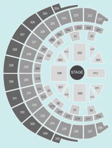 OVO Hydro - Seating Plan