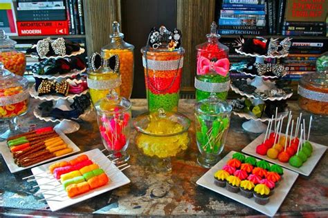 NEON Candy & Dessert Buffet For A Fab Clients New Chic Bow Tie Launch Party in the 90210! (With ...