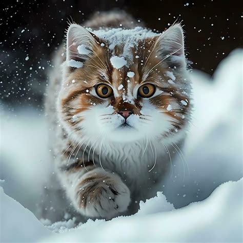 snow cat illustration 24602477 Stock Photo at Vecteezy