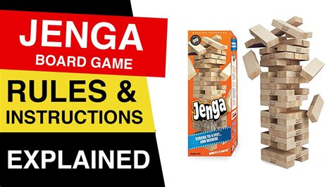 Jenga Rules Printable