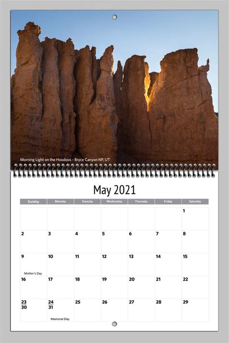 2021 Wall Calendar Landscape Photography | Etsy