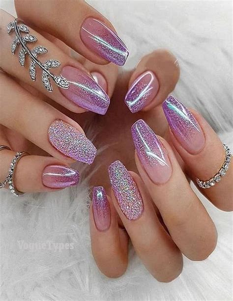 25 fantastic pink nail designs glitter color combos 1 | Gel nail art designs, Nail designs ...