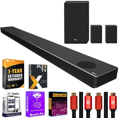 LG SN11RG 7.1.4 ch High Res Audio Sound Bar with Dolby Atmos and ...