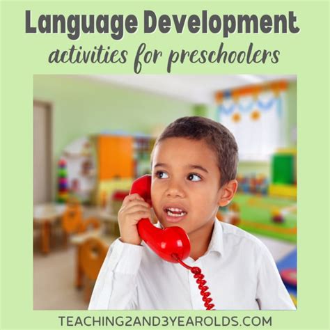 11 Preschool Language Development Activities