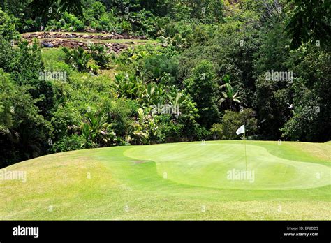 Beautiful golf course at the Constance Lemuria Resort Stock Photo - Alamy