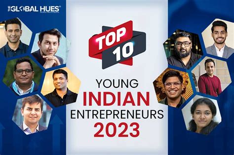 Top 10 Young Indian Entrepreneurs 2023 | The Global Hues