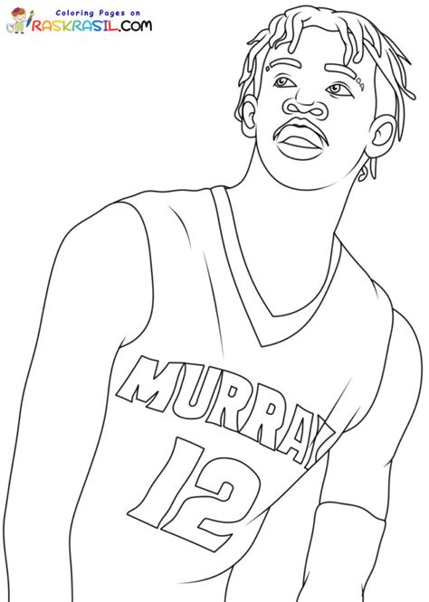 Ja Morant Coloring Pages