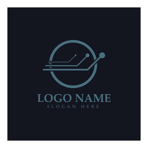 Circuit Logo Template vector 9748892 Vector Art at Vecteezy