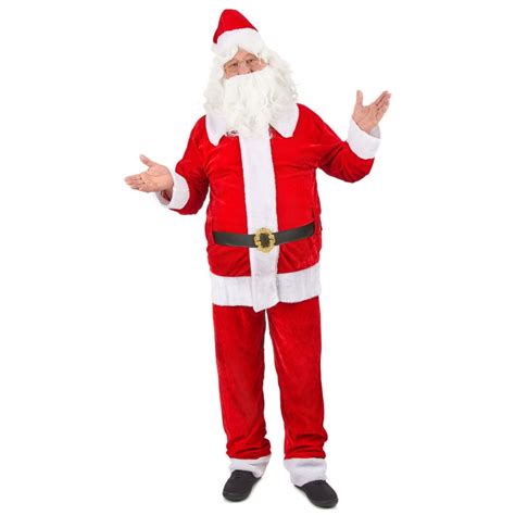 Costume de père noel us en velour xl