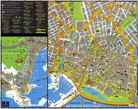 Large Palma de Mallorca Maps for Free Download and Print | High-Resolution and Detailed Maps