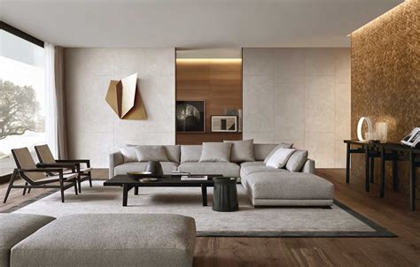 Grey and Copper Contemporary Living Room | Decoración de unas, Estilos ...