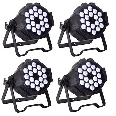 18X10W RGBW 4IN1 LED Par Lights Professional Stage Lighting High Power ...