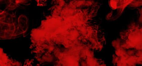 Smoke Red Gas Cloud Background, Black Background, Smoke, Multicolored ...