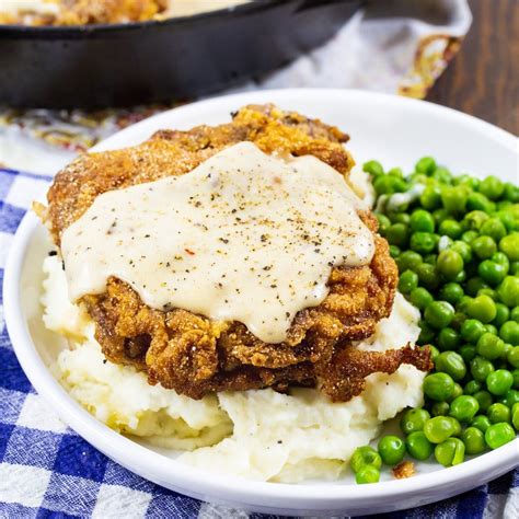 Southern Fried Pork Chops with White Gravy - Spicy Southern Kitchen