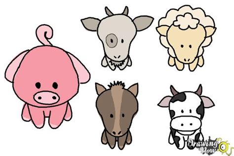 How To Draw Farm Animals For Kids