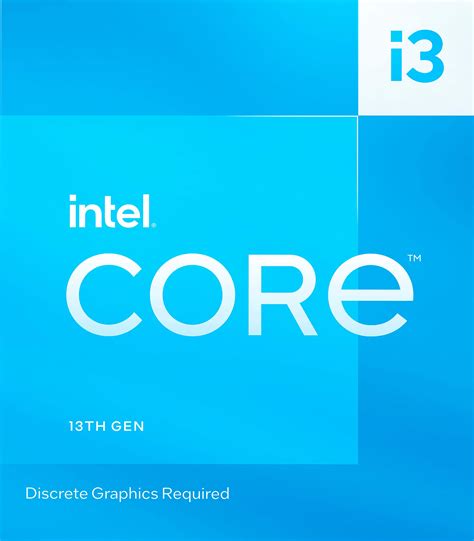 Best Buy: Intel Core i3-13100F 13th Gen 4-Core 12MB Cache, 3.4 to 4.5 GHz Desktop Processor Grey ...