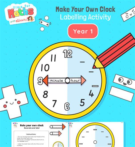 Make Your Own Clock Template | Year 2 Time Resources