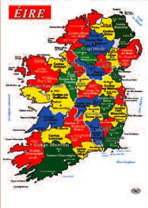 Know Your Ireland Map Game - Best Map of Middle Earth