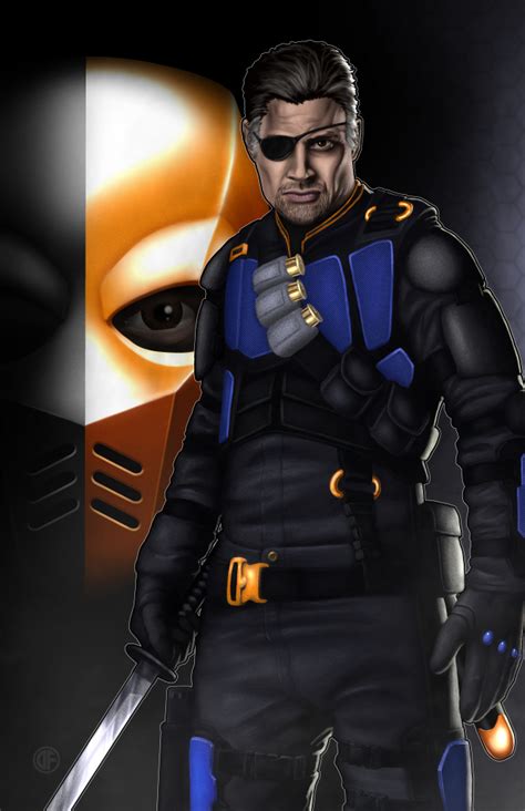 Manu Bennett as Deathstroke by HalWilliams on Newgrounds