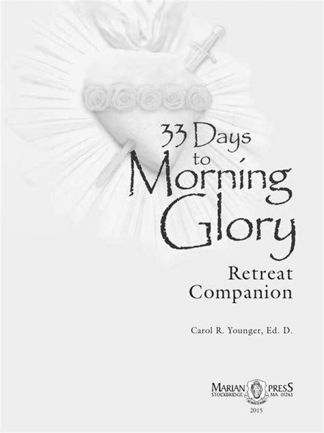 33 Days To Morning Glory Companion2 | PDF | Mary, Mother Of Jesus | Prayer