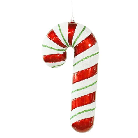 10" Red-White-Grn Thick Candy Cane – BulbAmerica