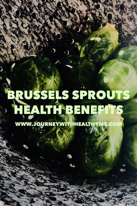 Brussels Sprouts Health Benefits - Journey With Healthy Me