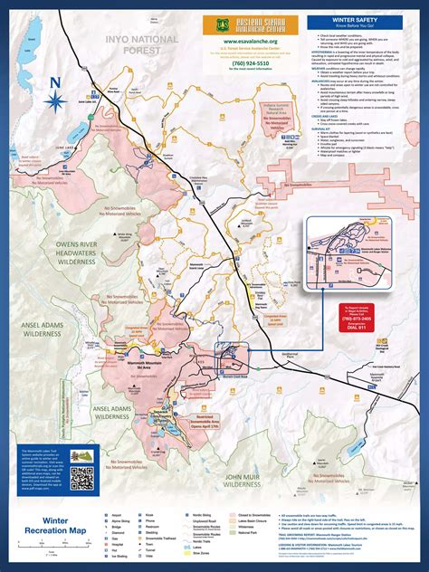 Mammoth Lakes Snowmobile Trail Map | ASO Mammoth