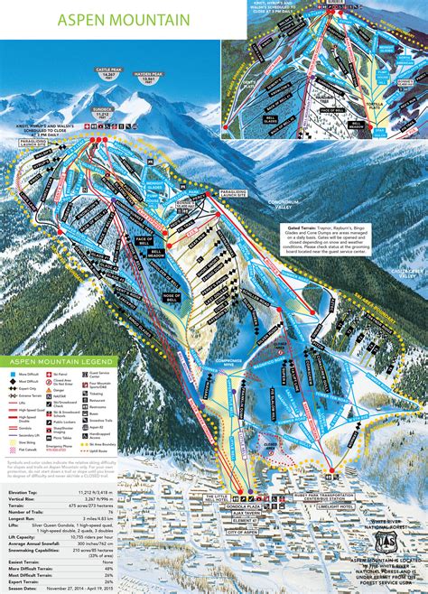 Aspen, Colorado Trail Map/Webcams