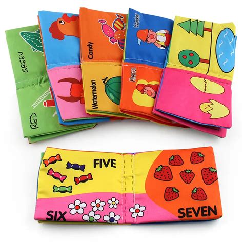 Novel and interesting Modern Cloth Book Soft Quiet Book for Baby Children Toddler Toy Cloth Food ...