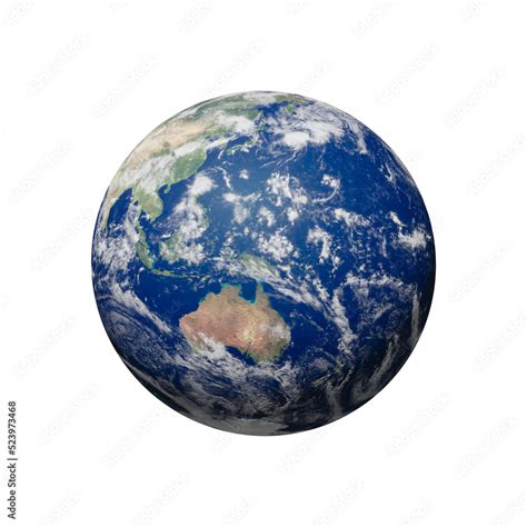 3d rendering, Planet Earth globe, isolated on transparent background ...