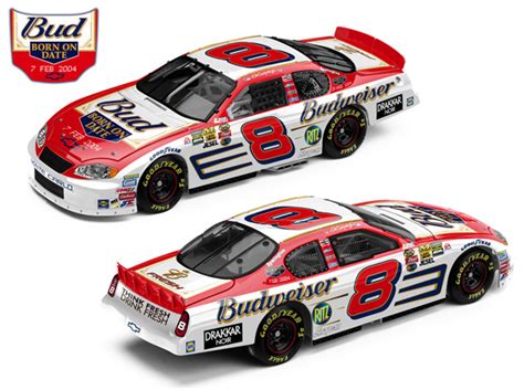 2004 Dale Earnhardt Jr #8 Budweiser / Born on Date - Feb 7 Diecast