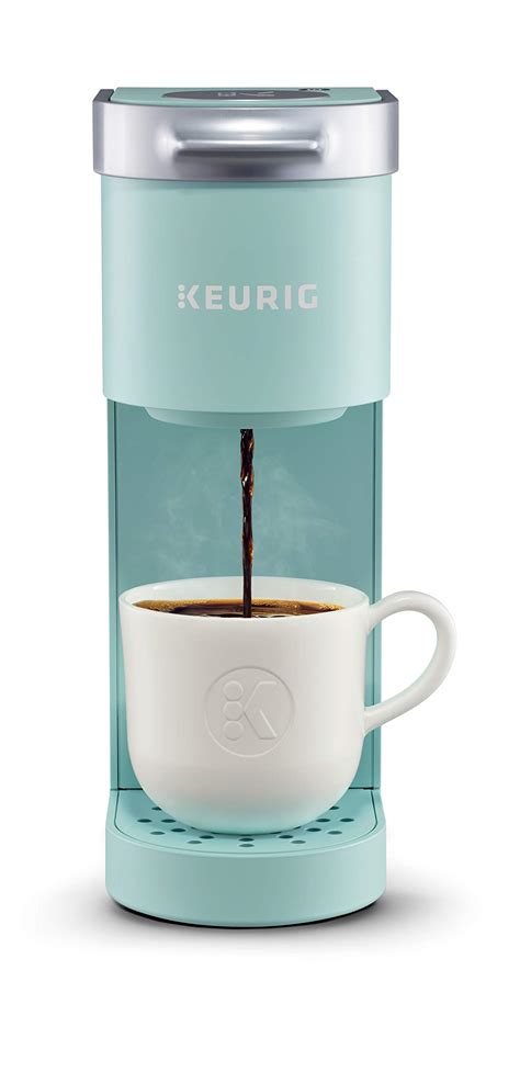 Keurig K-Mini Coffee Maker, Single Serve K-Cup Pod Coffee Brewer, 6 to 12 oz. Brew Sizes, Oasis