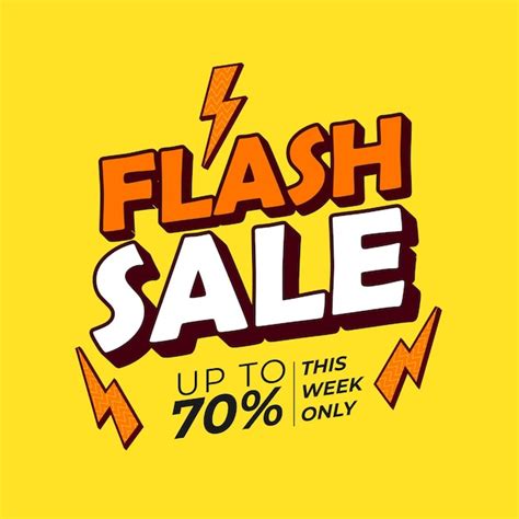 Premium Vector | Flash sale discount web banner