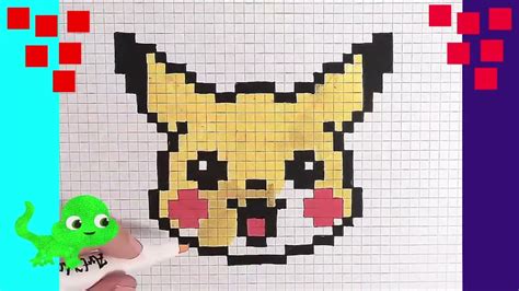 Graph Paper Drawings Pokemon