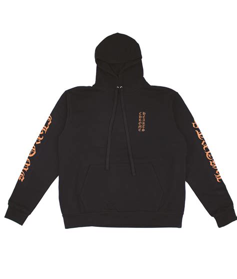 Chrome Hearts Vertical Black Hoodie | Boss Jacket