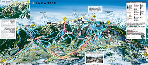 Snowmass Ski Trail Map - Snowmass Village Colorado United States • mappery