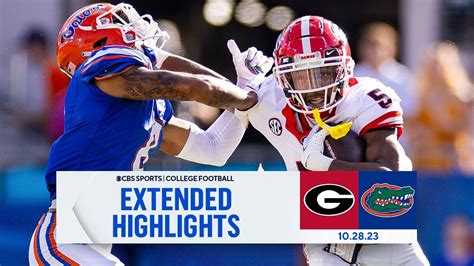 No. 1 Georgia vs. Florida: Extended Highlights | CBS Sports - YouTube