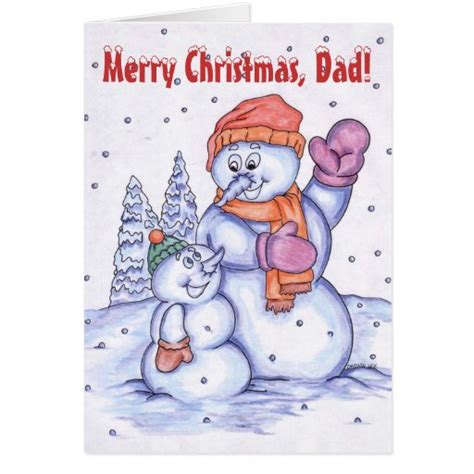 Merry Christmas, Dad Card | Zazzle