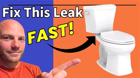 Toilet Leaking From Back When Flushed - YouTube