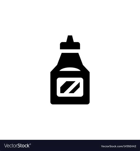 Ketchup bottle icon Royalty Free Vector Image - VectorStock