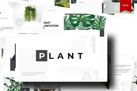 Plant | PowerPoint template #90539 - TemplateMonster