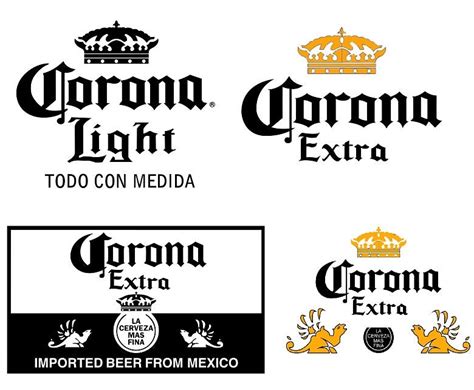 Corona beer logo svg label image clip art bundle drawing design - Abananas - Medium