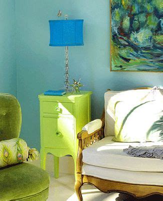Blue-Green Interior Color Schemes, Living Room Decorating | Interior ...