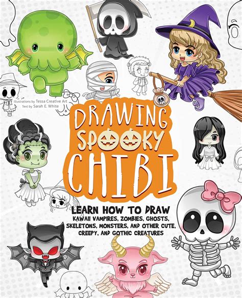 Drawing Spooky Chibi | Book by Tessa Creative Art, Sarah E. White ...