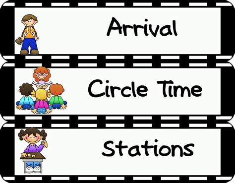 Classroom Schedule Clipart | Free download on ClipArtMag