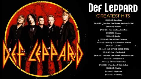 The Best Songs Of Def Leppard - Def Leppard Greatest Hits Full Album - YouTube